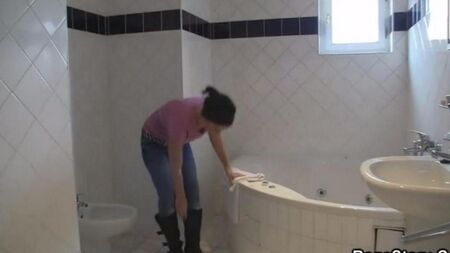 Sexo salvaje después de la ducha