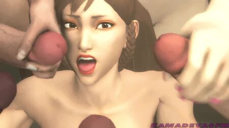 Porno en 3D - El torneo definitivo: Chun Li contra Juri Han (versión sin cortes)