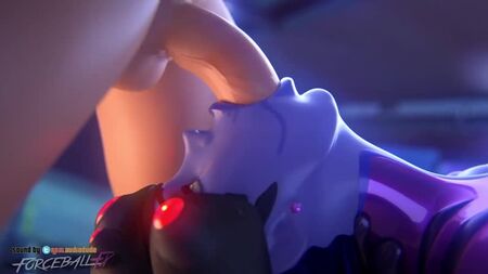 Widowmaker - sexo oral; cunnilingus; mamada; garganta profunda; follada facial; polla grande; dominación; porno hentai 3D; [Overwatch]