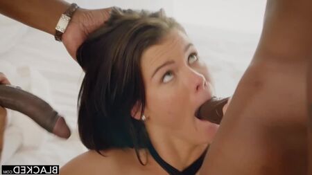 [Blacked.com] Peta Jensen [2016, Trío, Mamada, Polla negra, Corrida facial, Garganta profunda, глубокая глотка, porno