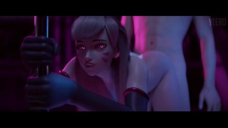(Sonido) Black Cat D.Va «Stripper» sexo en primera persona [Overwatch; Porno; Hentai; Anal; R34; SFM; порно; секс; Overwatch]