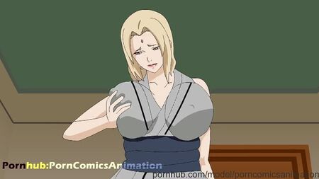 Porno hentai de Naruto, Hinata, Sakura y Tsunade
