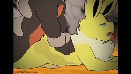 Yiff gay en 2D de Dacad. Porno furry. Sexo. E621. Houndoom se folla a Jolteon de Pokémon r34. Rule34. Anal