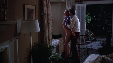Rebecca De Mornay desnuda de frente, con vello púbico a la vista y en ropa interior, en una escena de sexo - «Risky Business» (1983) en HD 1080p