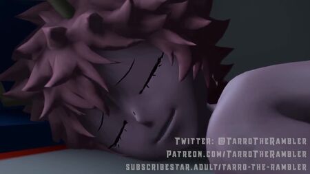 Izuku Midoriya, Mina Ashido, My Hero Academia, TarroTheRambler, sonido animado, porno hentai en 3D