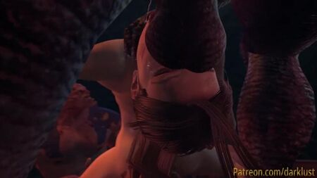 Porno en 3D. «Monstruos y una chica». Segunda parte. ¡El final con el Diablo!