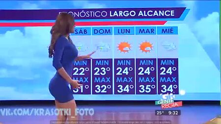 La presentadora del tiempo Yanet García (porno, sexo, erótica, culo, booty, anal, tetas, boobs, Brazzers)