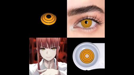 Lentes de Makima. Cosplay de Makima, de Chainsaw Man