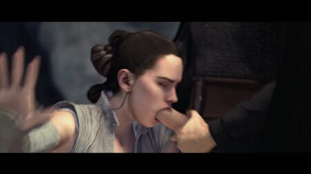 Porno en 3D - La primera lección de Rey (sexo al estilo Star Wars)