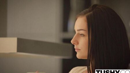 El esposo persuadió a su esposa para el primer sexo anal