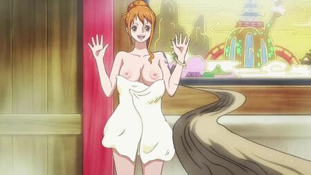 Boa Hancock x Nami: tetas grandes; desnuda; desnudo; culo grande; ano; coño; porno hentai 3D; [One Piece]