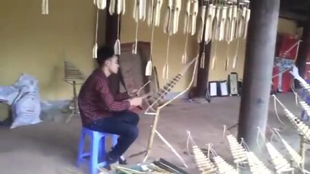 «La mariposa de primavera», improvisación con el đàn Trưng