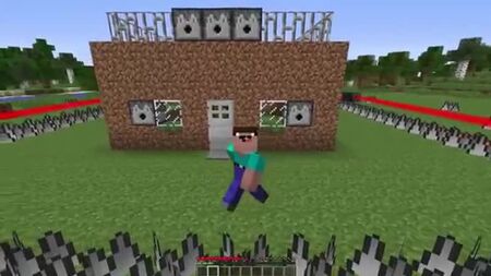 ¡UN PRINCIPIANTE HA CONSTRUIDO UNA CASA PROTEGIDA EN MINECRAFT! UN PRINCIPIANTE CONTRA ESCORPIÓN Y UNA TRAMPA DE TROLLEO EN MINECRAFT