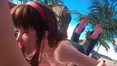 Hitomi: Follada en la boca_En topless (AUDIO) [Hentai: La senpai de las tetas prominentes]