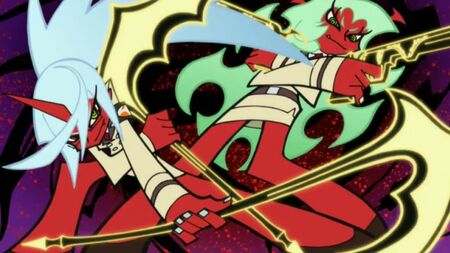 Panty y Stocking / Las hermanas demonio Scanty y Kneesocks