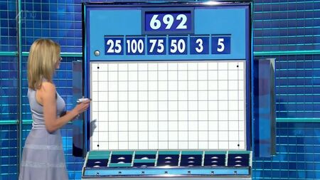 Rachel Riley - Vestido ceñido al pecho: cuenta atrás, 24 de junio de 2015 [HD]