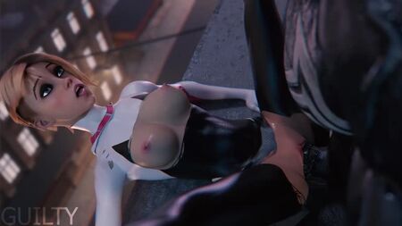 Spider-Gwen y Venom (sexo en Marvel)