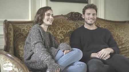Sam Claflin y Lily Collins para la revista «The Edit» (2014)