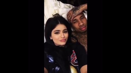 Momentos tiernos de Kylie Jenner y Tyga