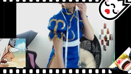 Cosplayer de Chun Li sexy por webcam / porno / sexo / anal / xxx / xxx / adolescentes / sexo / tetas / adolescentes / follando