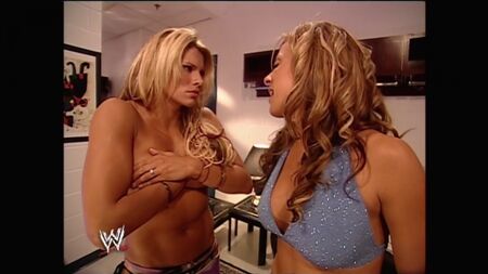 WWE No Mercy 2004 - Dawn Marie le dijo a Miss Jackie que su matrimonio no duraría mucho