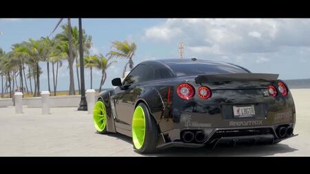 #Liberty Walk con suspensión hidráulica #Nissan #GTR #EdiciónNegra! (4K) _ XN WORKS