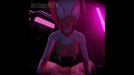 Porno de sexo futanari con Gwen Stacy