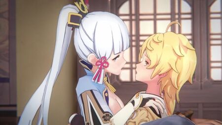 41-42. Ayaka (Genshin Impact: escena erótica)