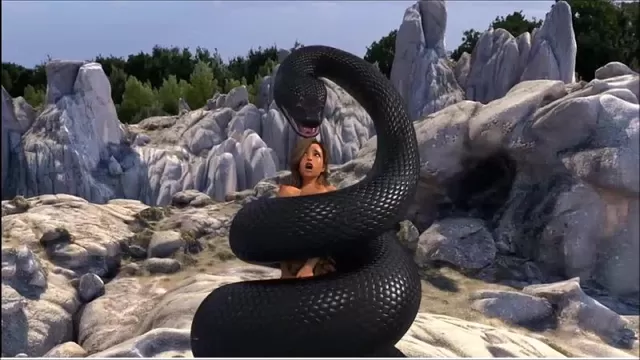 Snakes Eating Girls Porn - Snake vore girl naked head first 6