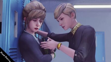 Porno futanari y futa, Kate, Life is Strange, Pixel-Perry, Victoria Chase, animación, Blender, sonido, webm