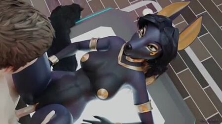 Porno furry de Anubis