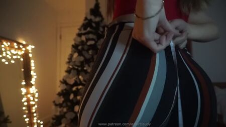 Claudy ASMR - Medición del trasero con leggings - Vídeo extra: objetivo de 2000 patrocinadores