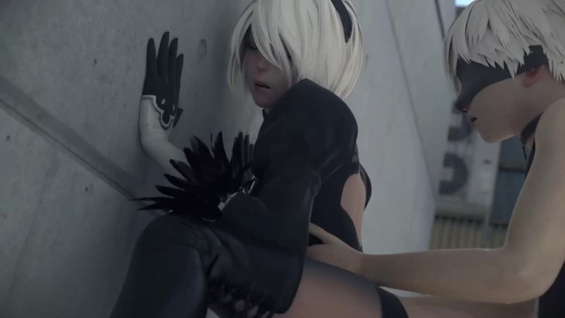 Nier automata 2b & 9s by hydrafxx [ sfm nsfw 3d r34 blender hentai porn rule34 ] - ExPornToons