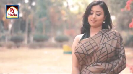 Sari Sundari NAARI - Sari con estampado de cuadros