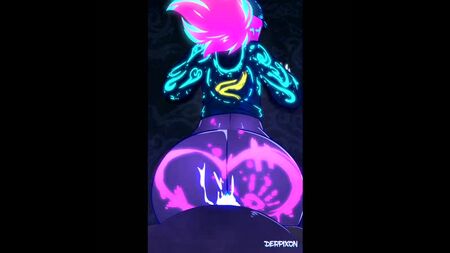 Akali de KDA en League of Legends por Derpixon: R34, Rule34, LoL, K_DA