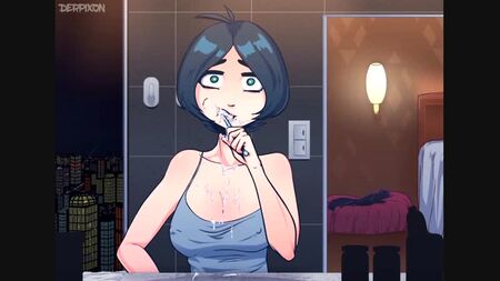 «Time Stopped Brush», de [Derpixon] (hentai, хентай, sexo, anal, porno, tetas, 18+, anime)
