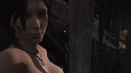 Tomb Raider — Lara Croft — Mod de desnudos — Todas las secuencias QTE y la escena final [18+]