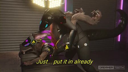 3D Yiff 2/3 por Dreamertooth: un robot hetero es follado sin piedad. Porno furry. Sexo. Scalie Lizardx