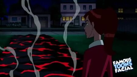 Ben 10 se folla a Gwen mientras duerme - Corrida facial de Famous Toons