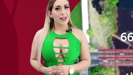 La presentadora meteorológica latina Arely Hernández Montenegro 2