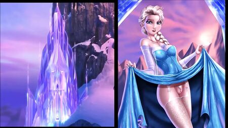 SekushiLover - Elsa de Disney contra Elsa desnuda