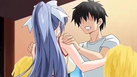 Paizuri Cheerleader Vs Sakunyuu Ouendan, anime hentai (2014)