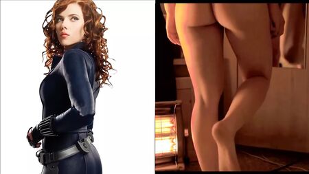 SekushiLover - La Viuda Negra contra Scarlett desnuda