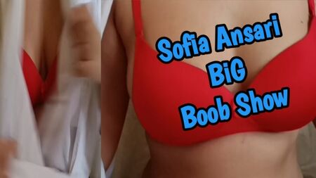 Espectáculo de las grandes tetas de Sofia Ansari