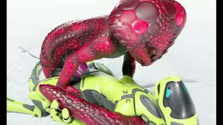 Porno furry 3D yiff: E621 FYE, la chica robot serpiente escamosa
