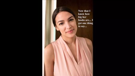 Alexandria Ocasio-Cortez y sus grandes pechos